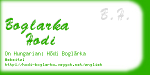 boglarka hodi business card