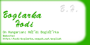 boglarka hodi business card